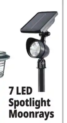Ocean State Job Lot 7 LED Spotlight Moonrays offer