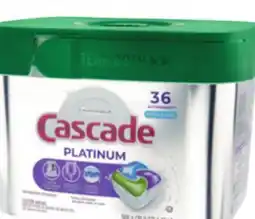 Ocean State Job Lot Cascade Platinum Fresh Scent Actionpacs Dishwasher Detergent 36 Count offer