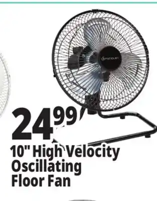 Ocean State Job Lot Penguin 10 High Velocity Desk Fan offer