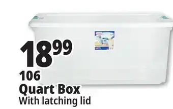 Ocean State Job Lot Sterilite 106 Quart Box offer
