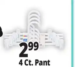 Ocean State Job Lot 4 Ct. Pant Hanger offer