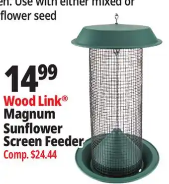 Ocean State Job Lot WoodLink Magnum Black Oil Sunflower Bird Feeder offer