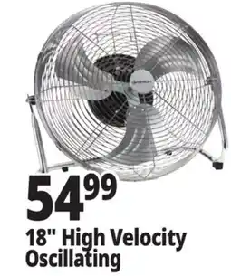 Ocean State Job Lot Penguin High Velocity Internal Oscillation Floor Fan 18 offer
