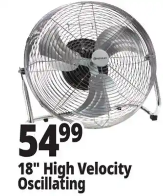 Ocean State Job Lot Penguin High Velocity Internal Oscillation Floor Fan 18 offer