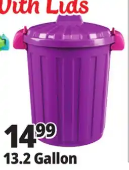 Ocean State Job Lot HemiCasa Large Oscar Bin with Lid and Handles 50 L offer