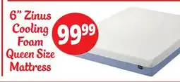 Ocean State Job Lot Zinus 6 Cooling Essential Memory Foam Mattress Queen offer