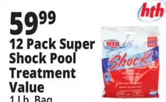 Ocean State Job Lot HTH Super Shock Pool Shock Treatment 12 Count offer