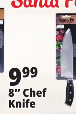 Ocean State Job Lot Santa Fe Professional Grade 8-Inch Chef Knife offer