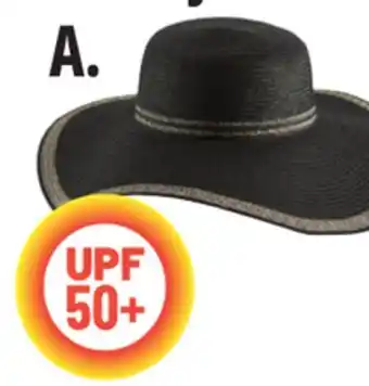 Ocean State Job Lot Extra-Wide Brim Straw Sun Hat offer