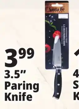 Ocean State Job Lot Santa Fe Professional Grade 3.5-Inch Pairing Knife offer