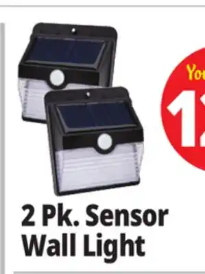 Ocean State Job Lot Outdoor Living Accents Solar Sensor Wall Lights 2 Count offer