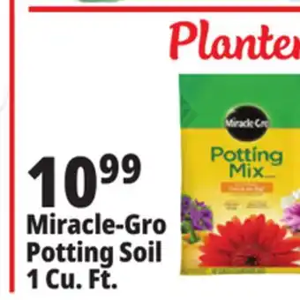 Ocean State Job Lot Miracle-Gro Potting Soil 1 Cu. Ft offer