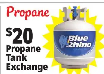 Ocean State Job Lot Blue Rhino Propane Tank Exchange offer