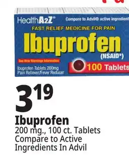 Ocean State Job Lot Ibuprofen 200 mg Tablets 100 Count offer