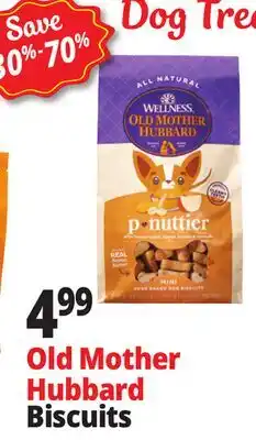 Ocean State Job Lot Old Mother Hubbard p-nuttier Mini Dog Biscuits 20 oz offer
