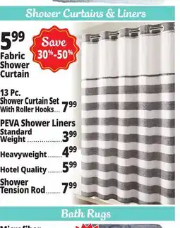 Ocean State Job Lot Shower curtains offer