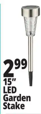 Ocean State Job Lot Outdoor Living Accents Solar LED Garden Stake 15 offer