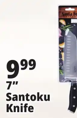 Ocean State Job Lot Santa Fe Professional Grade 7-Inch Santoku Knife offer