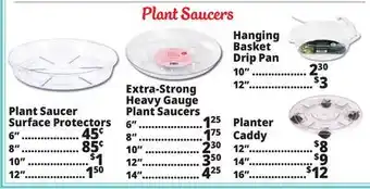 Ocean State Job Lot Plant Saucers offer