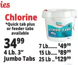Ocean State Job Lot Chlorine offer