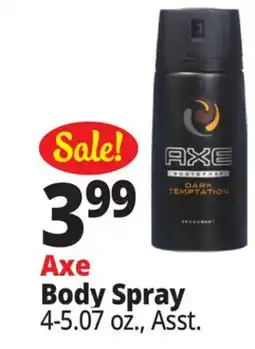 Ocean State Job Lot Axe Body Spray offer