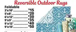 Ocean State Job Lot Reversible Outdoor Rugs offer