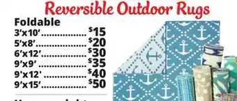 Ocean State Job Lot Reversible Outdoor Rugs offer