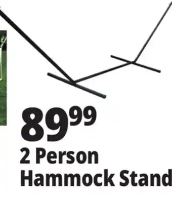 Ocean State Job Lot 2 Person Hammock Stand offer