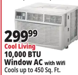 Ocean State Job Lot Cool Living 10,000 BTU Window AC with Wifi offer