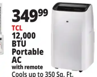 Ocean State Job Lot TCL 12,000 BTU Portable AC with remote offer