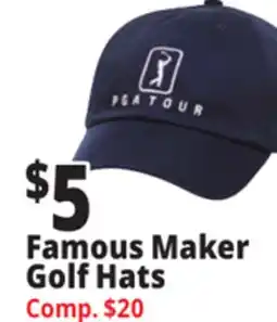 Ocean State Job Lot Famous Maker Golf Hats offer