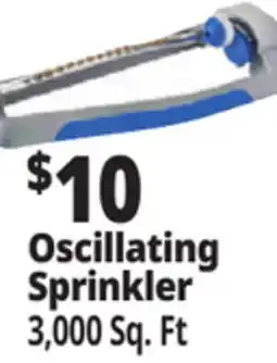 Ocean State Job Lot Tiller & Rowe Oscillating Sprinkler 3 000 sqft offer