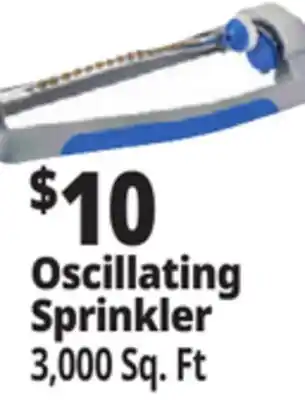 Ocean State Job Lot Tiller & Rowe Oscillating Sprinkler 3 000 sqft offer