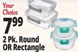 Ocean State Job Lot 2 Pk. Round OR Rectangle offer