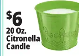 Ocean State Job Lot 20 Oz. Citronella Candle offer