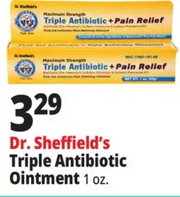 Ocean State Job Lot Dr. Sheffield's Triple Antibiotic Ointment offer