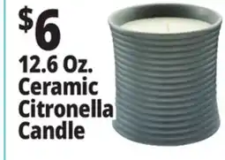 Ocean State Job Lot 12.6 Oz. Ceramic Citronella Candle offer