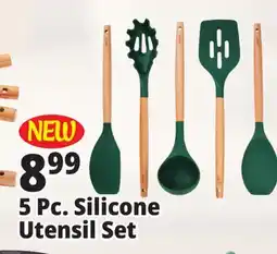 Ocean State Job Lot 5 Pc. Silicone Utensil Set offer