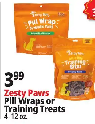 Ocean State Job Lot Zesty Paws Pill Wraps or Training Treats offer