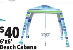 Ocean State Job Lot 6'x6' Beach Cabana offer