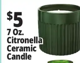 Ocean State Job Lot 7 Oz. Citronella Ceramic Candle offer