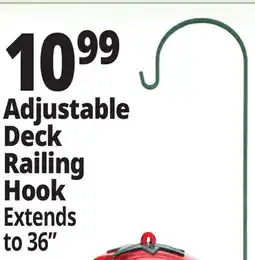 Ocean State Job Lot Adjustable Deck Railing Hook offer