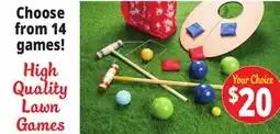 Ocean State Job Lot High Quality Lawn Games offer