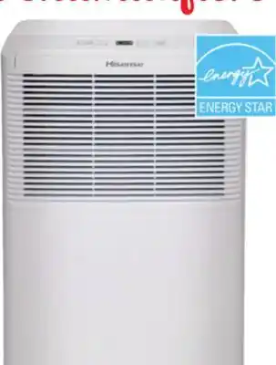 Ocean State Job Lot Hisense 35 Pint Electronic Dehumidifiers offer