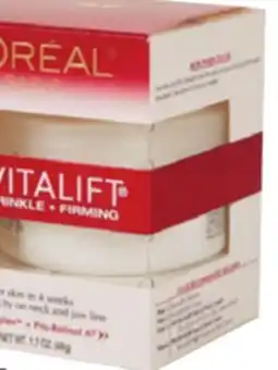 Ocean State Job Lot L'Oreal Revitalift Anti-Wrinkle + Firming Face/Neck Contour Cream 1.7 oz offer