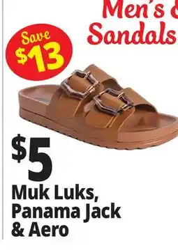 Ocean State Job Lot Muk Luks, Panama Jack & Aero offer