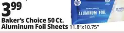 Ocean State Job Lot Baker's Choice 50 Ct. Aluminum Foil Sheets offer