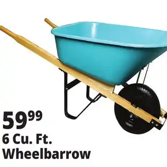 Ocean State Job Lot 6 Cu. Ft. Wheelbarrow offer