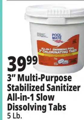 Ocean State Job Lot Pool Mate All-In-One 3 Chlorinating Tabs 5 lbs offer