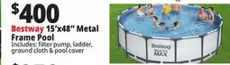Ocean State Job Lot Bestway 15' x 48 Steel Pro Max Above Ground Pool Set offer